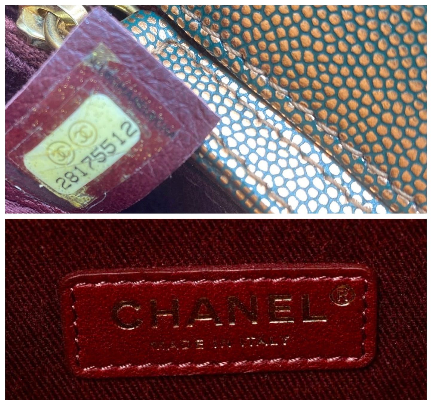 Chanel 19A Medium Coco Handle Metallic Copper Caviar Timeless Bag