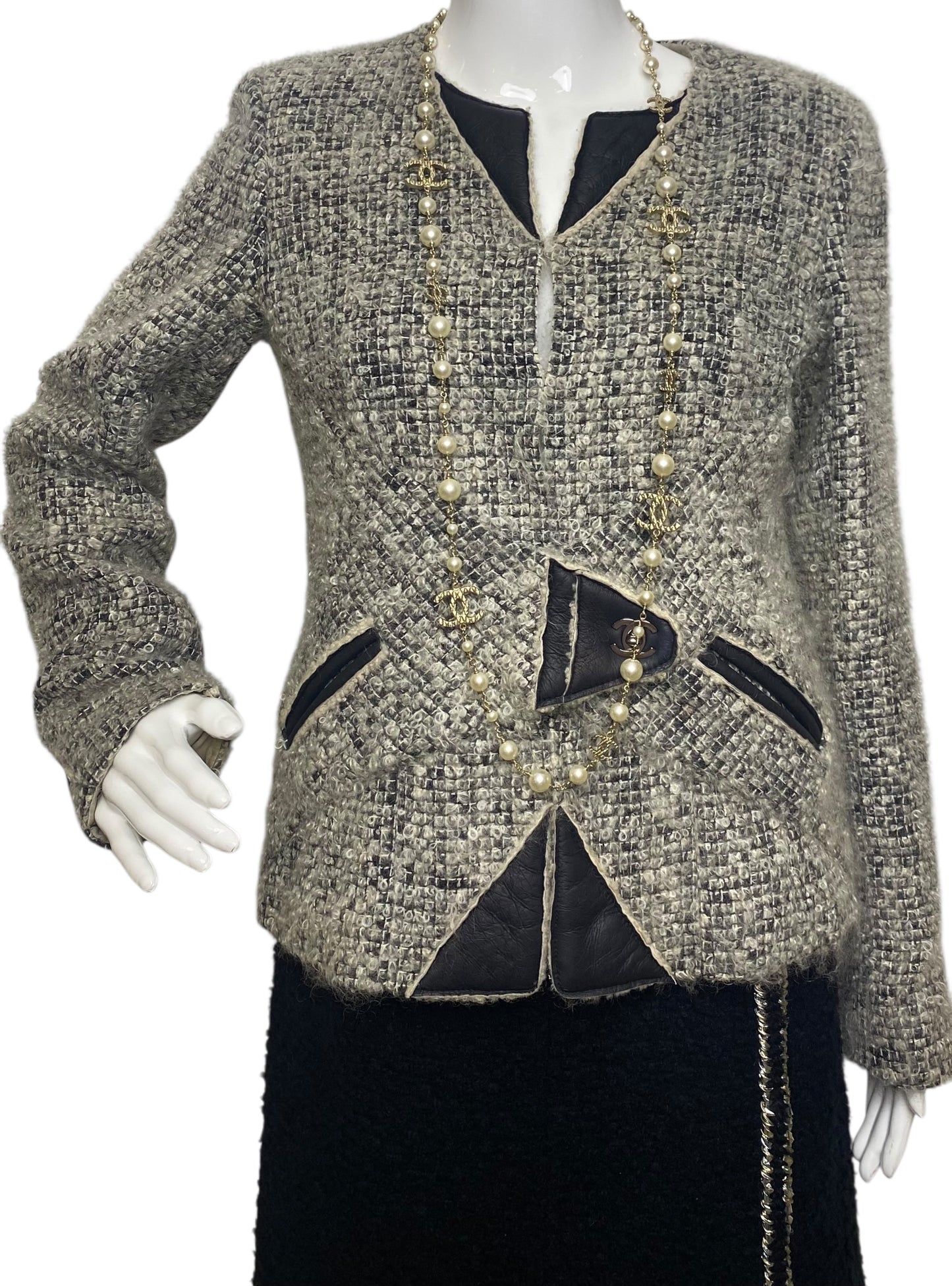 Chanel 10A Shanghai Extra Long Pearl Gold Strand 8 CC Logo Necklace