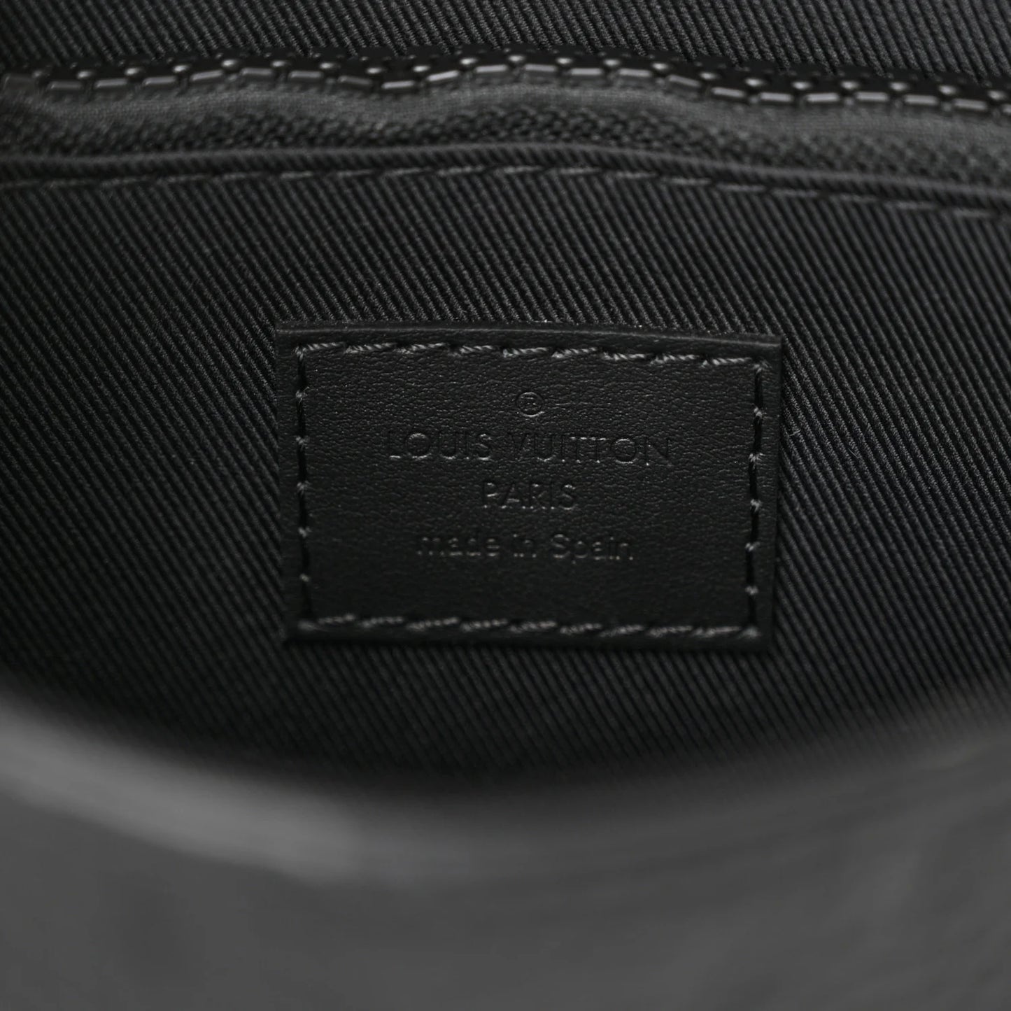 Louis Vuitton Matte Black Taurillon Monogram S Lock Sling Crossbody Waist Bag