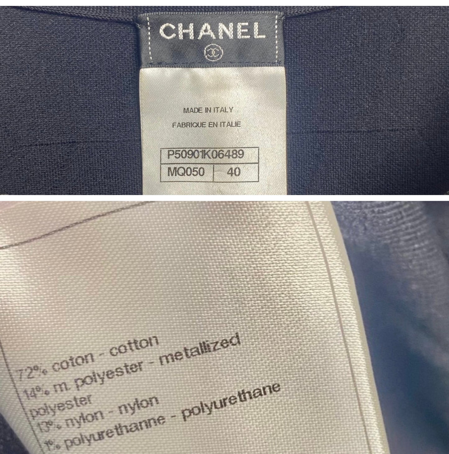 Chanel 15C Dubai Runway Geometric Animal Print Metallic Waistcoat Vest FR 40