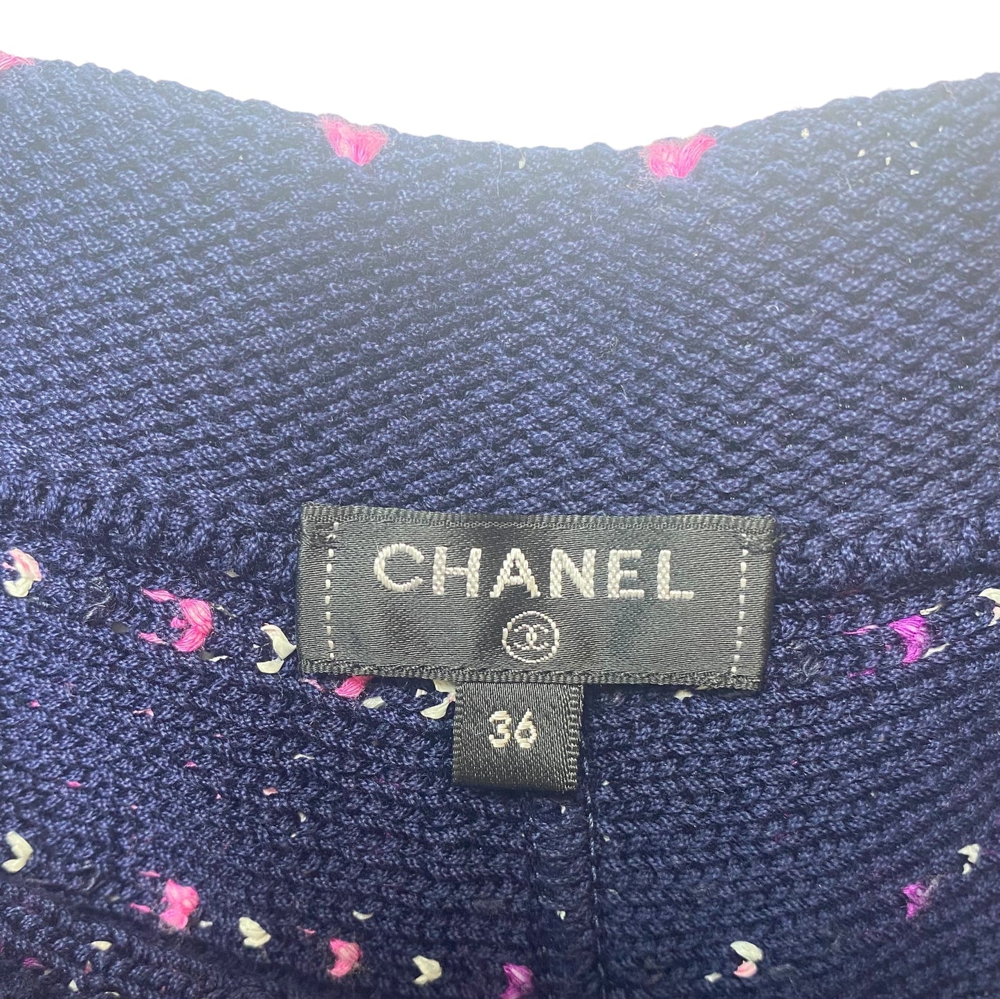 Chanel 21P Multicolor Tweed Fringe Shorts FR 36
