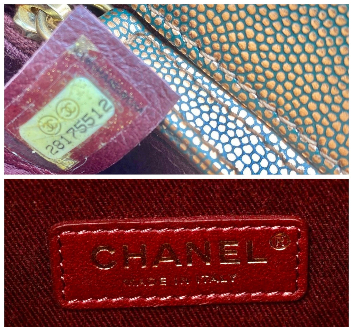 Chanel 19A Small Coco Handle Metallic Rose Gold Copper Caviar Timeless Bag